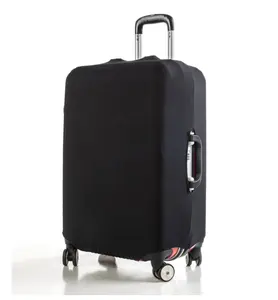 Housse de bagage colorée imprimée sur mesure Couverture de valise en polyester spandex à bas prix
