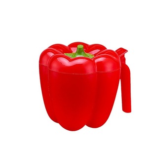 Chili Shaped Seasoning Box M Size Flip Top Lid Freshness Preservation Kitchen <b>Spice</b> <b>Storage</b> Set - Product Image 5