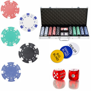 Ensemble de poker 500 jetons de casino de qualité supérieure Jeton de poker Jeu de poker - Product Image 2