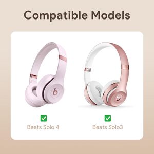 Étui pour écouteurs Beats <span class=keywords><strong>Solo3</strong></span> / Solo 4, sac de rangement rigide portable pour voyage (blanc) - Product Image 2