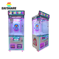 Sesuaikan pembayaran Online 24 jam tanpa pengawasan tanpa dioperasikan koin pusat permainan Arcade mainan mewah cakar derek mesin permainan