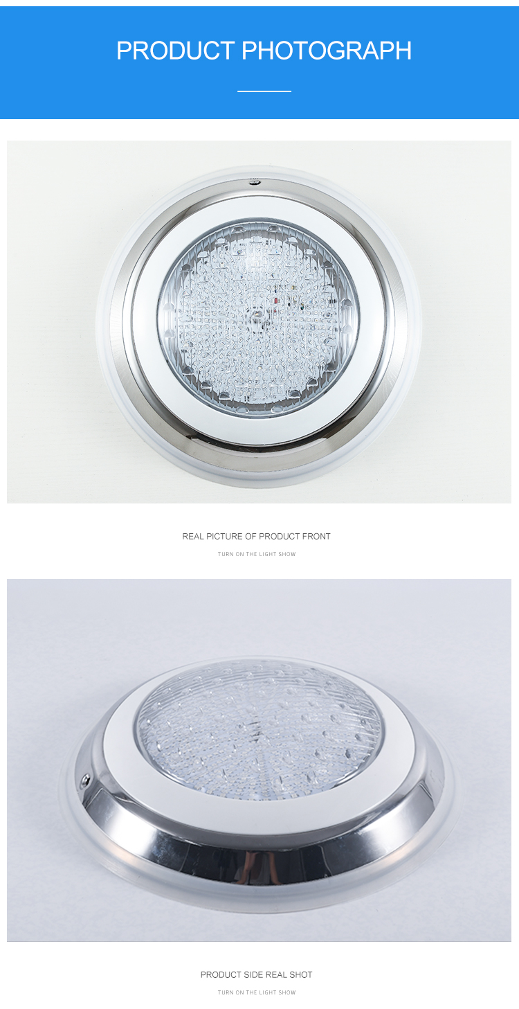 Ip68 12V Stainless Steel Wall-mounted Pool Lights 6W Rgb Smd2835 Underwater Led Waterproof Swimming Pool Lamp