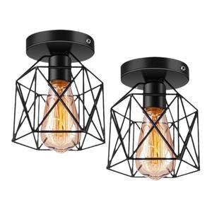 Luminaire suspendu LED moderne en forme de <span class=keywords><strong>cage</strong></span> en fer, lumière blanc chaud 3000K, garantie de 2 ans, <span class=keywords><strong>pour</strong></span> chambre à coucher, <span class=keywords><strong>escalier</strong></span>, salon - Utilisation domestique - Product Image 5