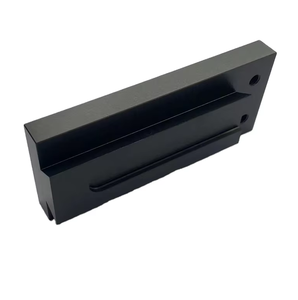 Base de Ajuste Microlineal de Aleación de Aluminio Fresada por CNC de Alta Precisión OEM, Soporte de Posicionamiento Lineal con Óxido Negro para Automatización - Product Image 4