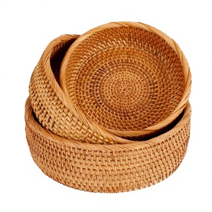 Cesta de Almacenamiento Multifuncional Hecha a Mano de Bambú y Ratán de Glovimex Hanoi, Ecológica, Tamaño Personalizable, Decoración del Hogar, Estilo Minimalista - Product Image 1