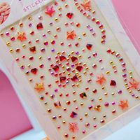 Patchs en diamant 3D en forme de papillon, imprimés par gravure, pour maquillage des yeux moderne et minimaliste, nail art, décorations acryliques pour le front et les sourcils