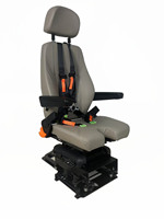 Asiento de Simulador de Vuelo con Riel Deslizante en Forma de L, Asientos de Avión con Cinturón de Seguridad y Reposabrazos