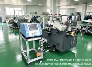 Máquina Plegadora y Encoladora Automática Pequeña 3A-580, con Pegamento Frío para Cajas de Cartón, Embalaje de Plástico y Madera, Accionamiento Eléctrico, 230 M/min - Product Image 3