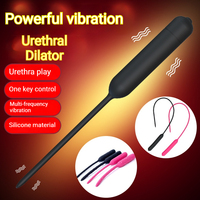 Masturbateur électrique anti-urine avec 10 fréquences de vibration, vibrateur urétral étendu, stimulation de la prostate, jouet sexuel pour homme