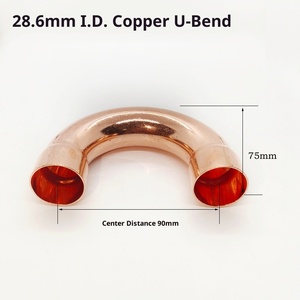 <span class=keywords><strong>Raccord</strong></span> en cuivre en forme de U <span class=keywords><strong>pour</strong></span> soudure, <span class=keywords><strong>pour</strong></span> évaporateur, réfrigération, climatisation, pièces de chauffage de tuyaux de stockage frigorifique, 6,35~76 mm - Product Image 2