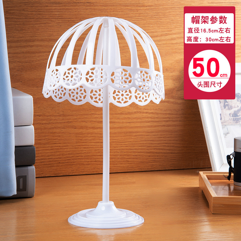 Post-style [hat circumference 50cm, height 30cm] White