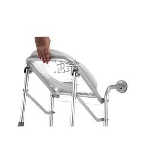 Adjustable Height Anti-Slip <b>Folding</b> Shower Chair for Elderly and Disabled 1.1mm Bathroom Safety Equipment - Product Image 3