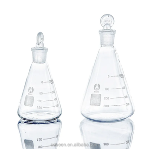 Matraz Cónico de Erlenmeyer de Vidrio de Cuarzo Transparente de 50-1000 ml, 99.95% de SiO2 Puro, para Uso Industrial y de Laboratorio - Product Image 5