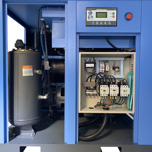 Compresseur d'air rotatif à vis industriel lubrifié et refroidi par air de 7,5 kW, 15 kW, 22 kW, 220 V, 380 V - Product Image 2