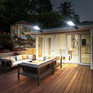 Camping LED Outdoor Waterproof Motion Sensor Wall LED Lamp with 3 Lighting Mode <b>Solar</b> Powered <b>Lights</b> for Garden Patio - Product Image 6