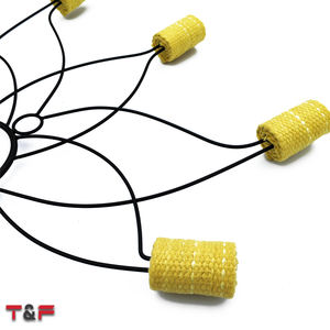 Paar Homeofpoi Lotus Vuur Fans Frame Genaaid Wick 2 "Wick Vuur Fans Voor Beginners - Product Image 6