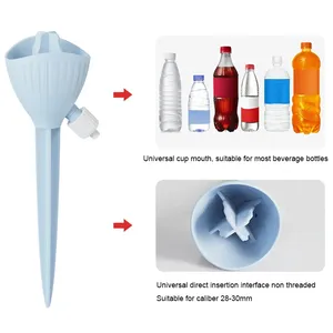 Nouvel arroseur automatique en plastique pour fleurs, avec débit réglable, dispositif d'irrigation par écoulement d'eau pour usage domestique intérieur - Product Image 4
