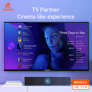 Jeqang Altavoces inteligentes <span class=keywords><strong>BT</strong></span> para juegos de escritorio Diseño de sonido envolvente de 360 ° para computadora Móvil Aux Comunicación Plástico - Product Image 4