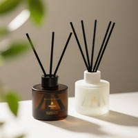 Vente en gros de flacons en verre vides pour diffuseur d'air frais de 100 ml, 150 ml, 200 ml, emballages de bouteilles aromatiques avec bâtonnets parfumés, décoration d'intérieur