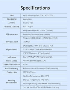 Comfast CF-E112N V2 300Mbps Draadloze Brug 2.4G Outdoor 1Km Wifi Data Transmissie Firewall Functie Voor Lift Monitoring - Product Image 5
