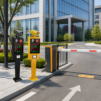 Sistema de Terminal de Cámara de Estacionamiento LPR ANPR Impermeable de 5MP con Pantalla LED de 2 Líneas para Publicidad y Soporte de Software en la Nube Gratuito