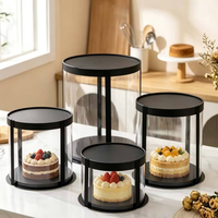 Muttertags-Ideen: 6-Zoll Klassische Rosenblumenbox, Doppelschichtige Kuchen-Geschenkbox, Recycelbar, Hochglanz-Laminierung, Anpassbar