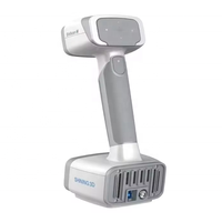 Scanner 3D portable Einscan H H2 à source de lumière blanche, couleur du corps humain, cheveux noirs