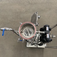 Unité mobile sanitaire de filtration | Boîtier de filtre à sac et à cartouche monté sur chariot en acier inoxydable