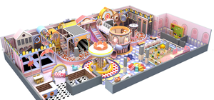 Estructura de Juego Interior de Colores Pastel, Equipo de Juegos Comercial de Plástico para Niños - Product Image 2