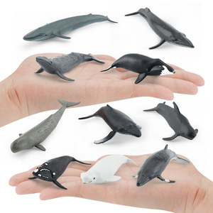 xinhen Set <span class=keywords><strong>de</strong></span> Modelos <span class=keywords><strong>de</strong></span> Simulación <span class=keywords><strong>de</strong></span> Vida Marina Transfronterizos: Ballena Espada, Ballena, Ballena Sperma, Ballena Mink, Adorno Estático - Product Image 4