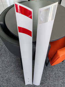 Advertencia de tráfico Reflectante PVC Flexible Amarillo Delineador Poste/Marcadores de pavimento Postes Carretera Bolardo - Product Image 6