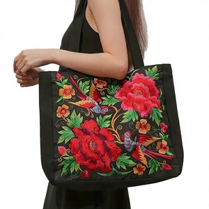 Customizable Eco-Friendly Black Logo Sublimation Canvas <b>Tote</b> <b>Bags</b> Letter Pattern <b>Extra</b> <b>Large</b> Size Shoulder Strap for Shopping - Product Image 3