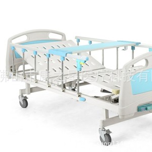 KX-S201E Hospital <b>Bed</b> Manual <b>Double</b> Crank Adjustable Backrest And Leg Lift Medical <b>Bed</b> For Nursing Homes - Product Image 3