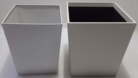 Poubelle carrée écologique pour le recyclage