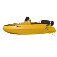Nouveau bateau de plaisance offshore de type fabricant, bateau de pêche à appâts artificiels, yacht de loisirs à moteur essence avec console centrale à vendre