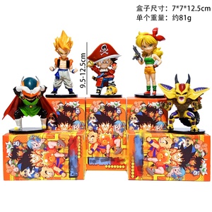 Caja Sorpresa de Figuras de Anime, Set de 6 Piezas Clásicas de la Infancia con <span class=keywords><strong>Goku</strong></span> y Gohan, para Fanáticos Principiantes, Regalo para Estudiantes, Decoración de Escritorio - Product Image 2