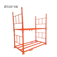 Support de pneu de stockage de palettes mobile personnalisé en métal empilable robuste