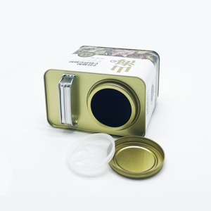 Customized LOGO Empty Coffee Bean Can 1KG Square Tinplate Packaging for Pet Food Candy & Cookie - Product Image 4