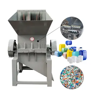 Zhengzhou Fabriek Prijs Metalen En Plastic Fles Pe Pp Pvc Huisdierafval Plastic Crusher Machine Messenslijper