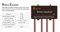 HA02 égaliseur de batterie pour 4x12V équilibreur de batteries 4S tension active régulateurs de chargeur de batterie au plomb 24V 36V 48V