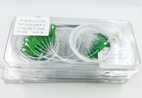 Personnalisation d Usine 1x8 1M SC APC Fibre Optique PLC Splitter Steel Tube Cable PLC Splitter