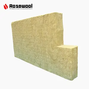 High Density Basalt Stone Wool Bulk Rock Wool Slab Industrial Insulation Material