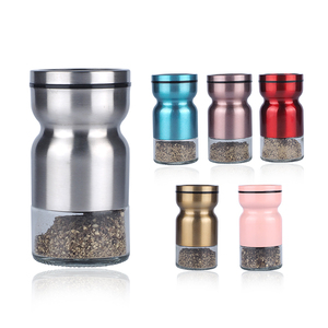 Secoueur <span class=keywords><strong>à</strong></span> sel et <span class=keywords><strong>à</strong></span> poivre en acier inoxydable, avec réglage de couleur personnalisée, bouteille d'<span class=keywords><strong>épices</strong></span>, 50 pièces - Product Image 6