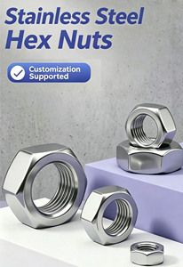 Kaltgeschmiedete 304 Edelstahl Sechskantmutter DIN934 <span class=keywords><strong>ISO4032</strong></span> Standard für Bauprojekte - Product Image 2