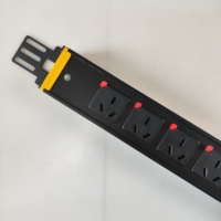Prise électrique triphasée Pdu interrupteur de minuterie intelligent 8 12 20 24 prise 16A Offre Spéciale en ligne