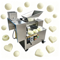 Machine à découper la pâte compacte CE avec système de dépoussiérage intégré, fabriquée en usine, 3 moules, diviseuse de pâte pour la découpe de 1 à 500 g de pâte