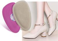 Soins des pieds en mousse souple en cuir artificiel Absorption des chocs Soulagement de la douleur Coussinet métatarsien avant-pied pour chaussures à talons hauts