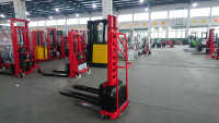 Chariot élévateur manuel à batterie lithium-ion 500 kg 1,5 m, transpalette autoporteur portable, mini transpalette électrique avec déplaceur latéral