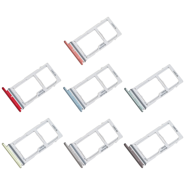 Mobile Phone Replacement Part Sim Card Tray Slot Single Dual Frame Holder for Samsung S10/S10 Plus/S10E