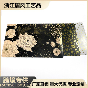 Manteles Individuales de Plástico PP Tangfeng Bunny Loves You, Cuadrados, Impermeables, Aislantes del Calor, Impresos Personalizados para Decoraciones de Pascua - Product Image 3